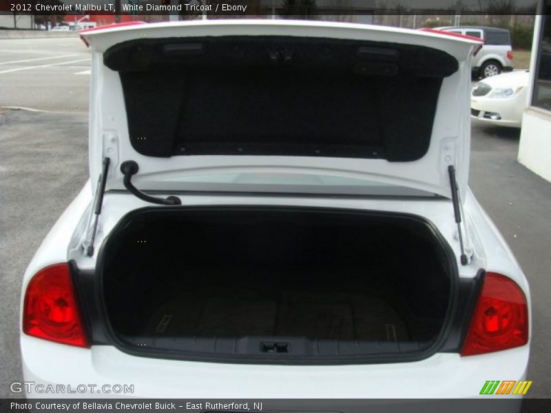 White Diamond Tricoat / Ebony 2012 Chevrolet Malibu LT