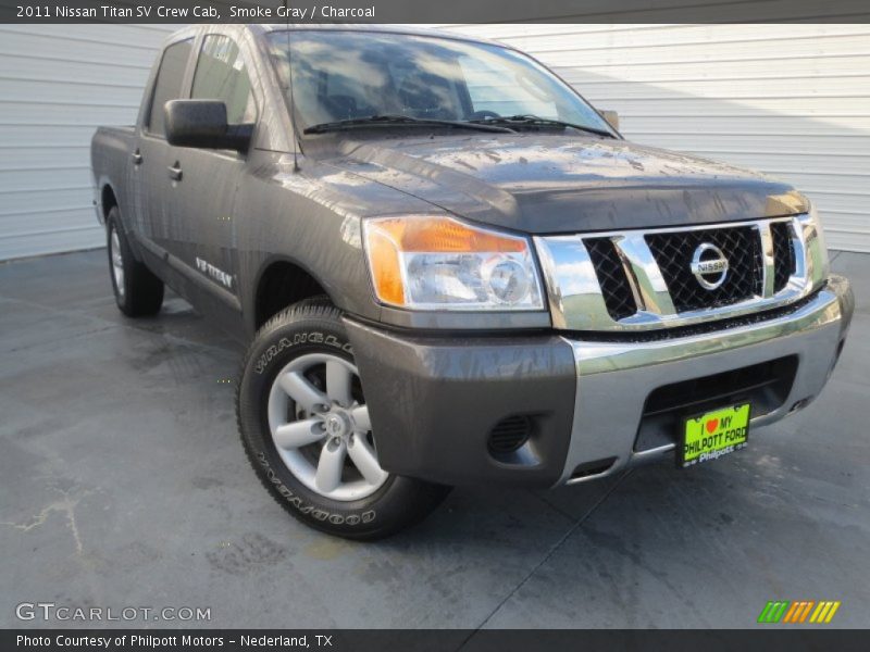 Smoke Gray / Charcoal 2011 Nissan Titan SV Crew Cab