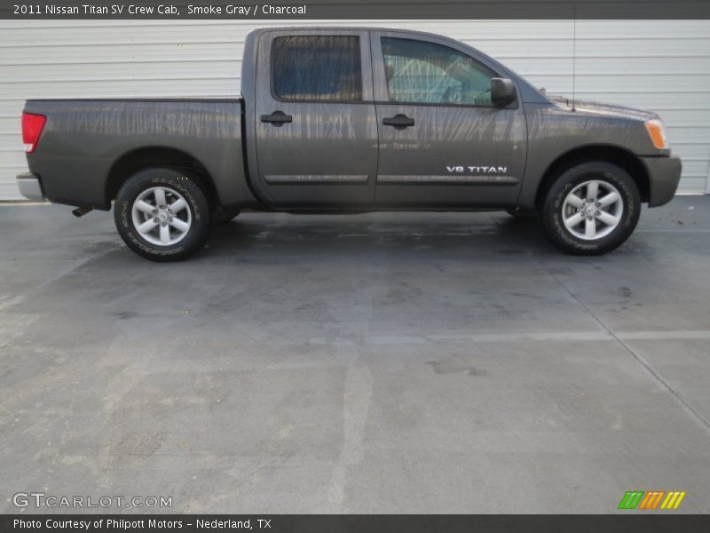 Smoke Gray / Charcoal 2011 Nissan Titan SV Crew Cab