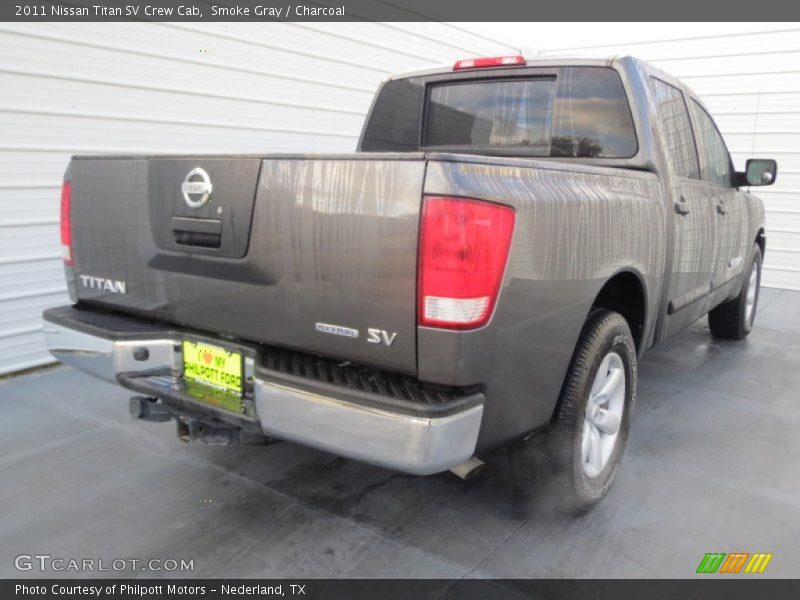 Smoke Gray / Charcoal 2011 Nissan Titan SV Crew Cab