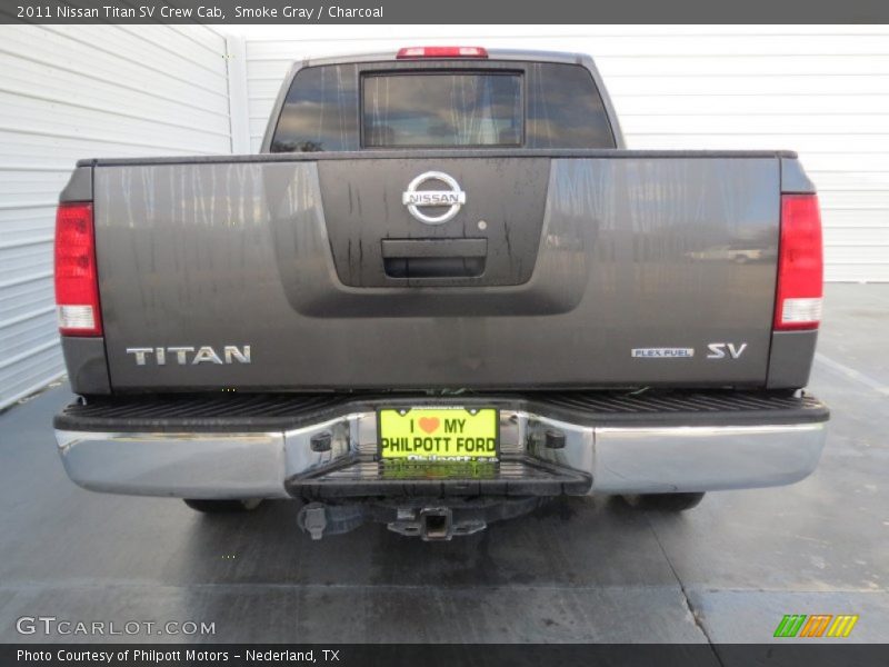 Smoke Gray / Charcoal 2011 Nissan Titan SV Crew Cab