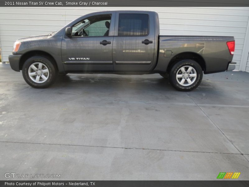 Smoke Gray / Charcoal 2011 Nissan Titan SV Crew Cab