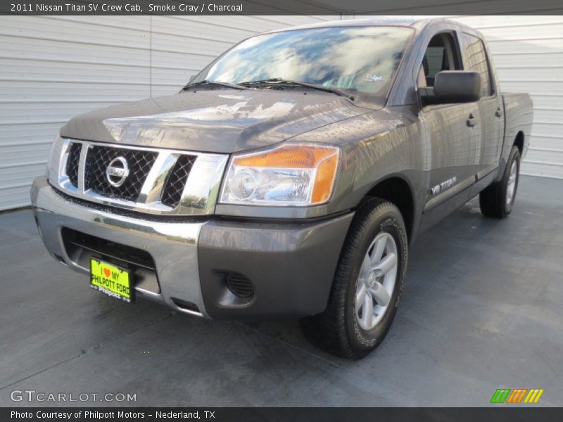 Smoke Gray / Charcoal 2011 Nissan Titan SV Crew Cab