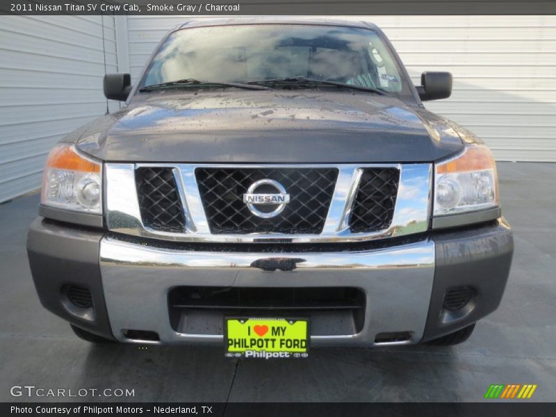 Smoke Gray / Charcoal 2011 Nissan Titan SV Crew Cab