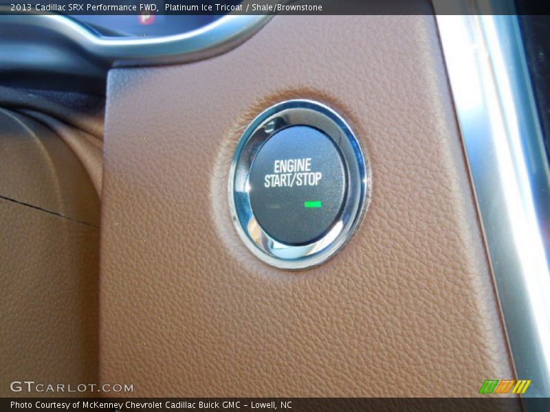 Platinum Ice Tricoat / Shale/Brownstone 2013 Cadillac SRX Performance FWD