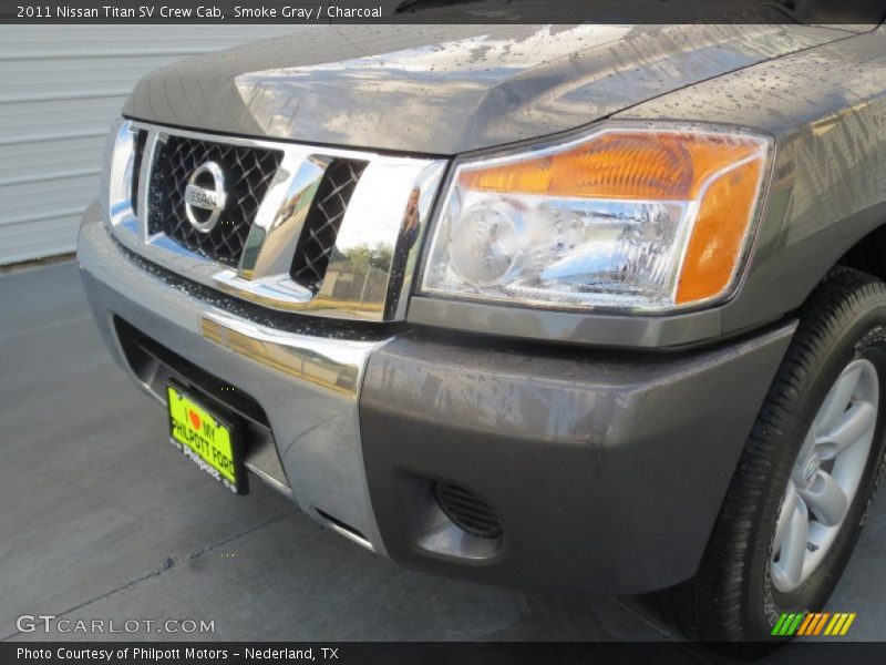 Smoke Gray / Charcoal 2011 Nissan Titan SV Crew Cab