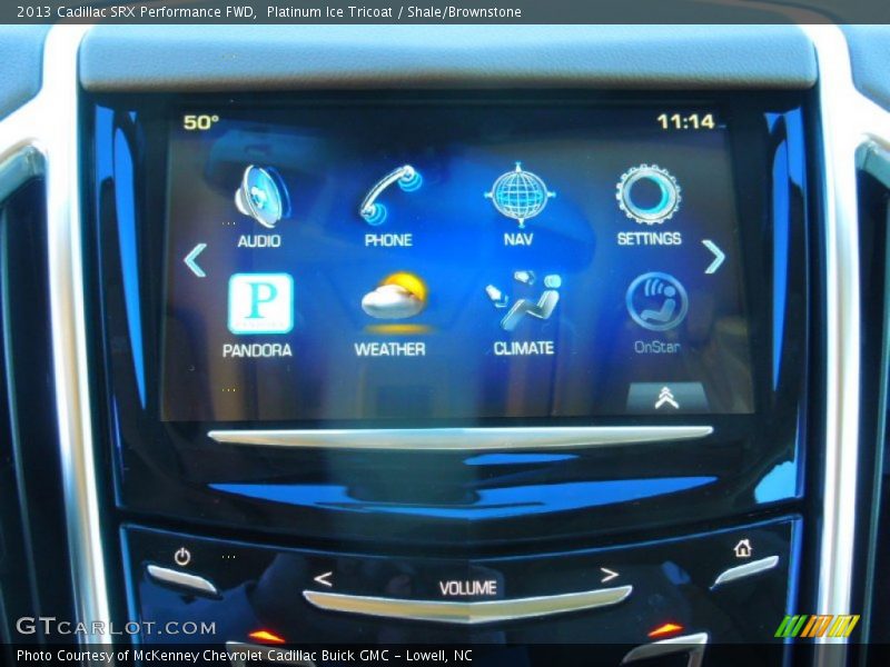 Platinum Ice Tricoat / Shale/Brownstone 2013 Cadillac SRX Performance FWD