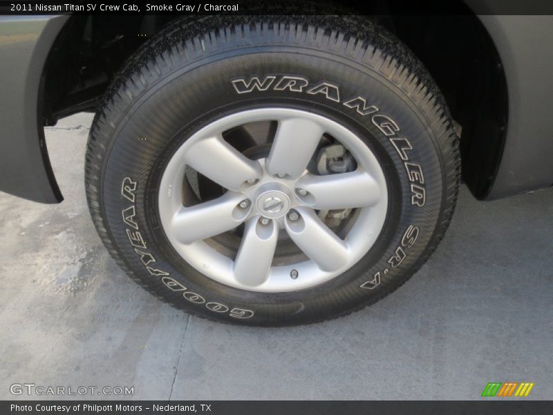 Smoke Gray / Charcoal 2011 Nissan Titan SV Crew Cab