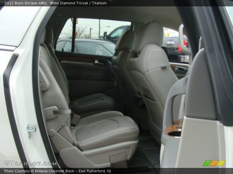 White Diamond Tricoat / Titanium 2012 Buick Enclave AWD