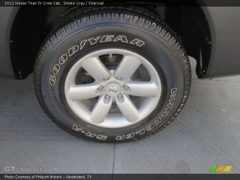 Smoke Gray / Charcoal 2011 Nissan Titan SV Crew Cab