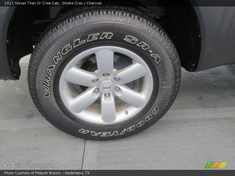 Smoke Gray / Charcoal 2011 Nissan Titan SV Crew Cab