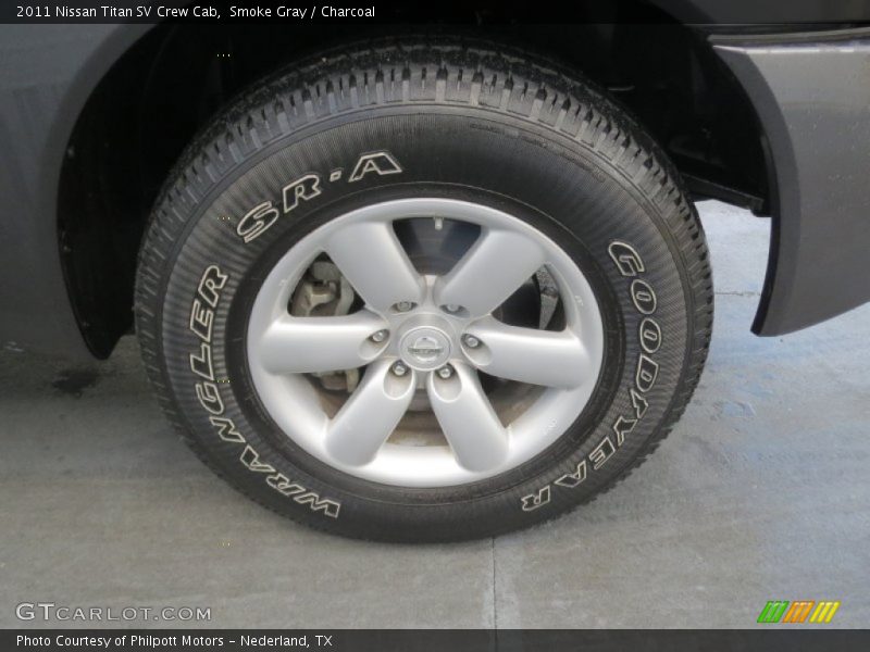 Smoke Gray / Charcoal 2011 Nissan Titan SV Crew Cab