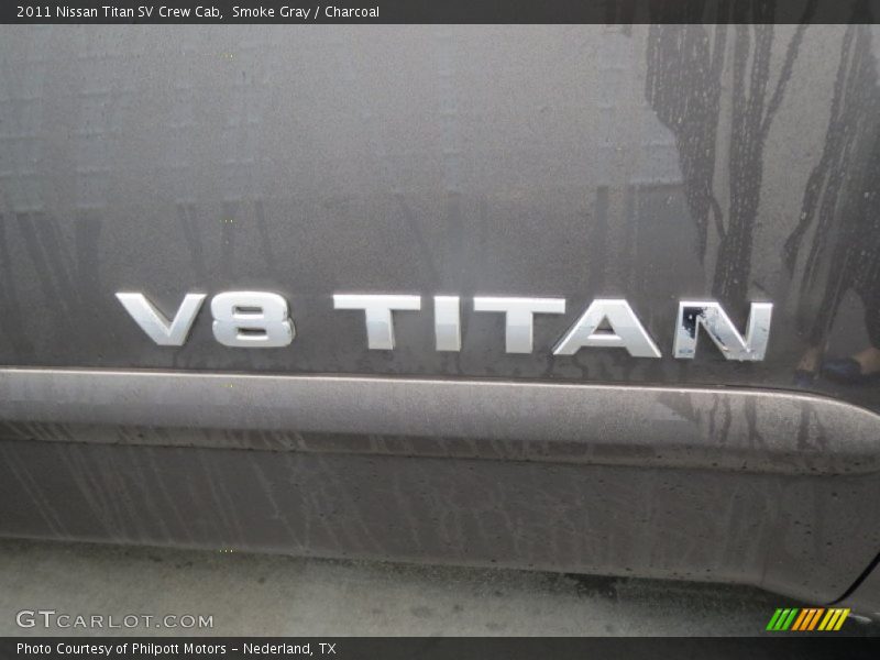 Smoke Gray / Charcoal 2011 Nissan Titan SV Crew Cab