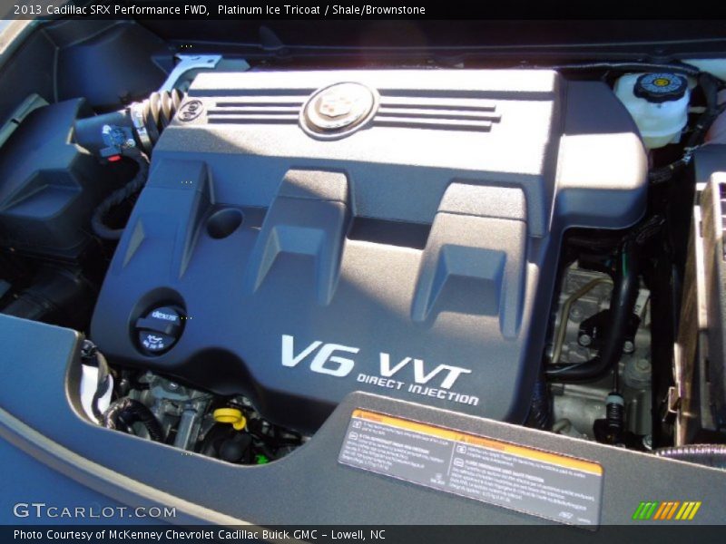 Platinum Ice Tricoat / Shale/Brownstone 2013 Cadillac SRX Performance FWD