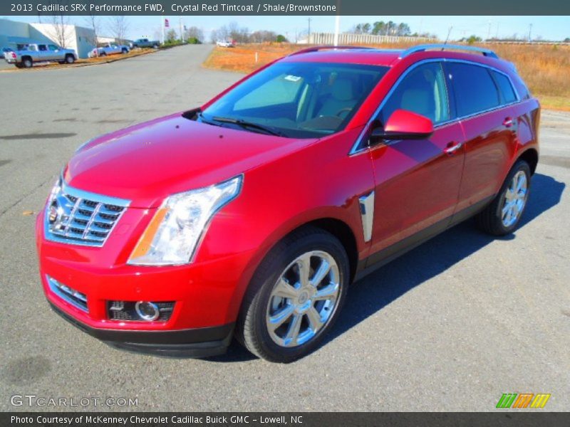 Crystal Red Tintcoat / Shale/Brownstone 2013 Cadillac SRX Performance FWD