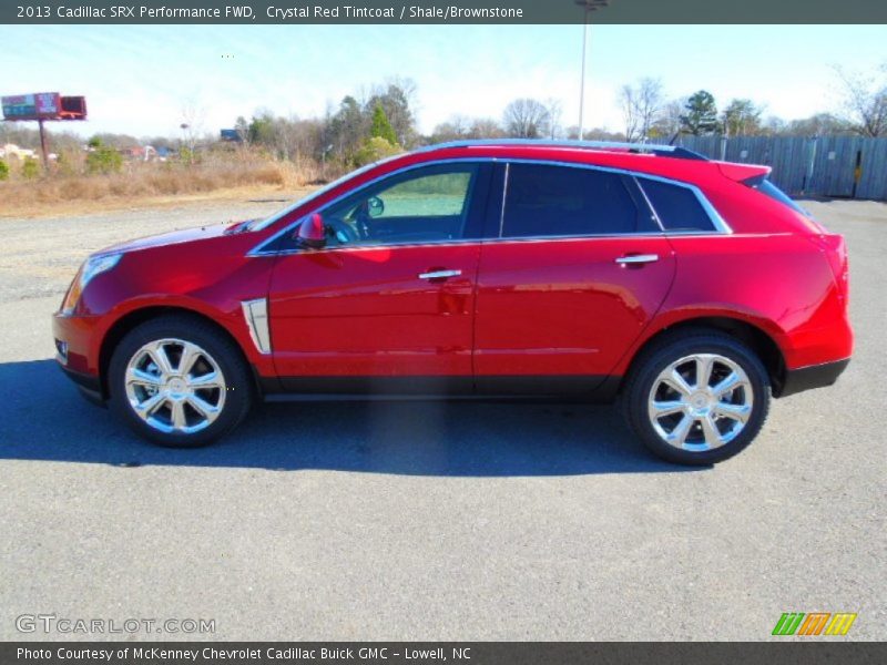 Crystal Red Tintcoat / Shale/Brownstone 2013 Cadillac SRX Performance FWD