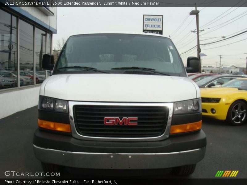 Summit White / Medium Pewter 2012 GMC Savana Van LT 3500 Extended Passenger