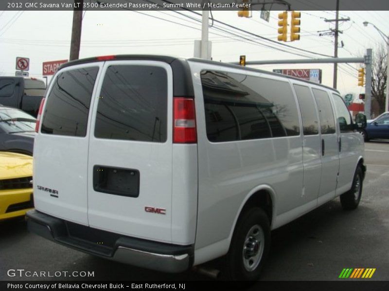 Summit White / Medium Pewter 2012 GMC Savana Van LT 3500 Extended Passenger