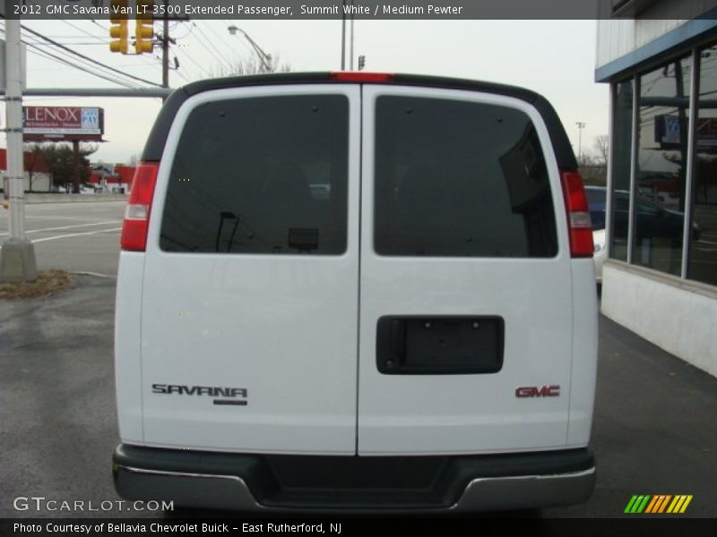Summit White / Medium Pewter 2012 GMC Savana Van LT 3500 Extended Passenger