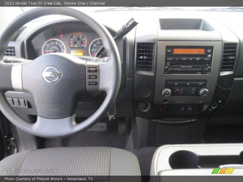Smoke Gray / Charcoal 2011 Nissan Titan SV Crew Cab