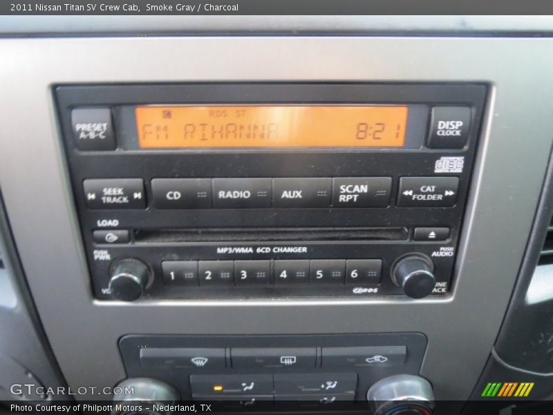 Smoke Gray / Charcoal 2011 Nissan Titan SV Crew Cab