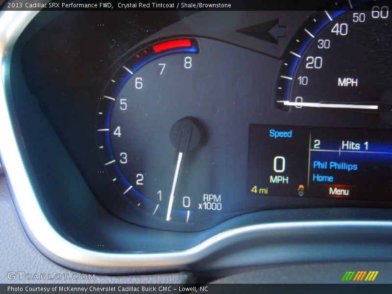 Crystal Red Tintcoat / Shale/Brownstone 2013 Cadillac SRX Performance FWD