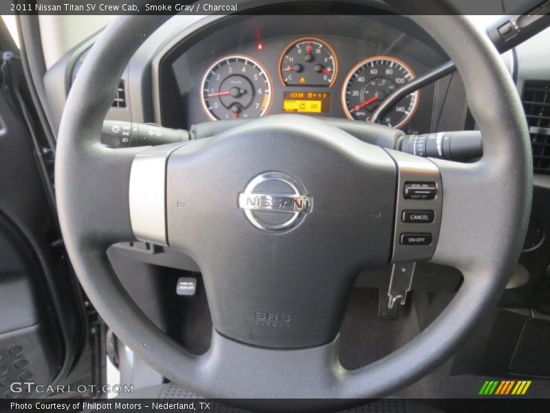 Smoke Gray / Charcoal 2011 Nissan Titan SV Crew Cab