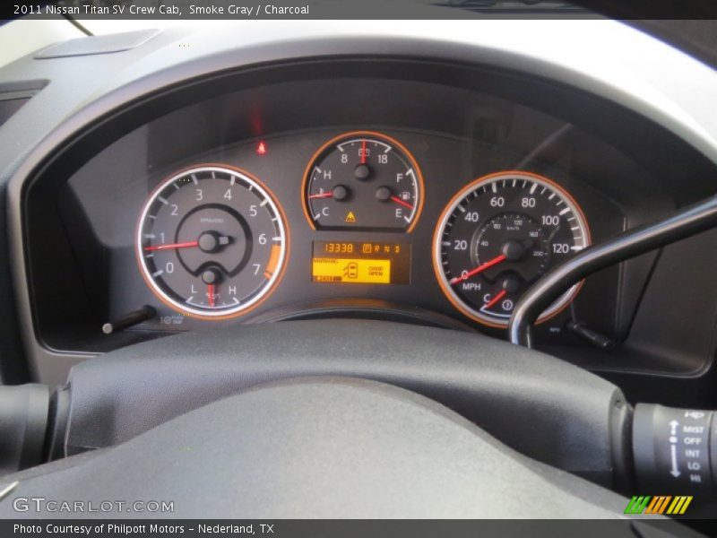 Smoke Gray / Charcoal 2011 Nissan Titan SV Crew Cab