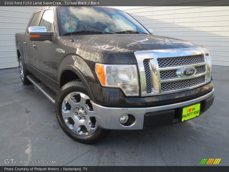 Tuxedo Black / Black 2010 Ford F150 Lariat SuperCrew