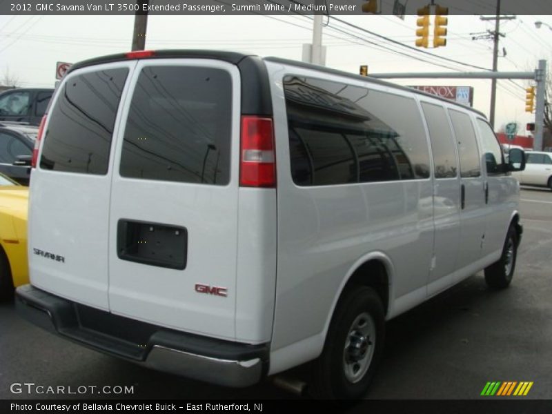 Summit White / Medium Pewter 2012 GMC Savana Van LT 3500 Extended Passenger