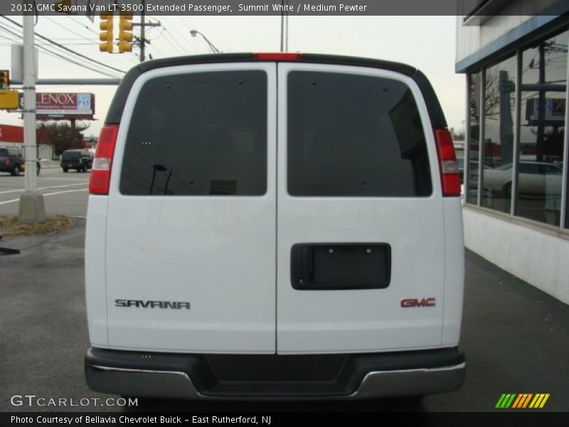 Summit White / Medium Pewter 2012 GMC Savana Van LT 3500 Extended Passenger