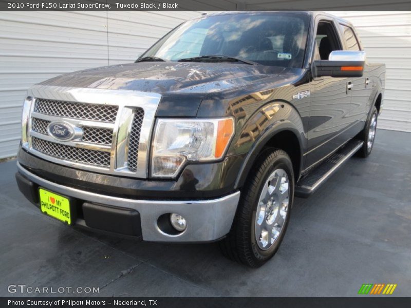 Tuxedo Black / Black 2010 Ford F150 Lariat SuperCrew