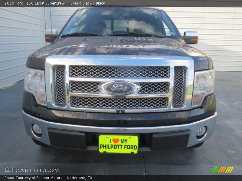 Tuxedo Black / Black 2010 Ford F150 Lariat SuperCrew