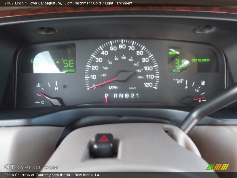 Light Parchment Gold / Light Parchment 2002 Lincoln Town Car Signature