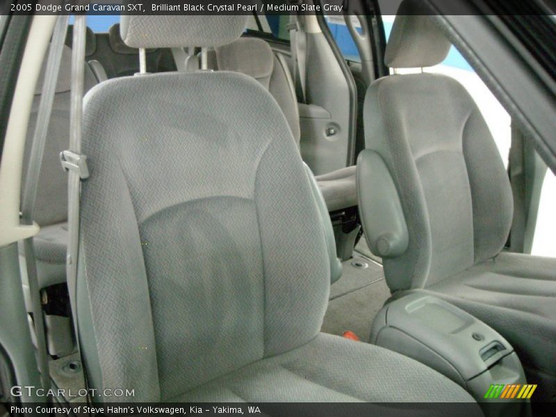 Brilliant Black Crystal Pearl / Medium Slate Gray 2005 Dodge Grand Caravan SXT