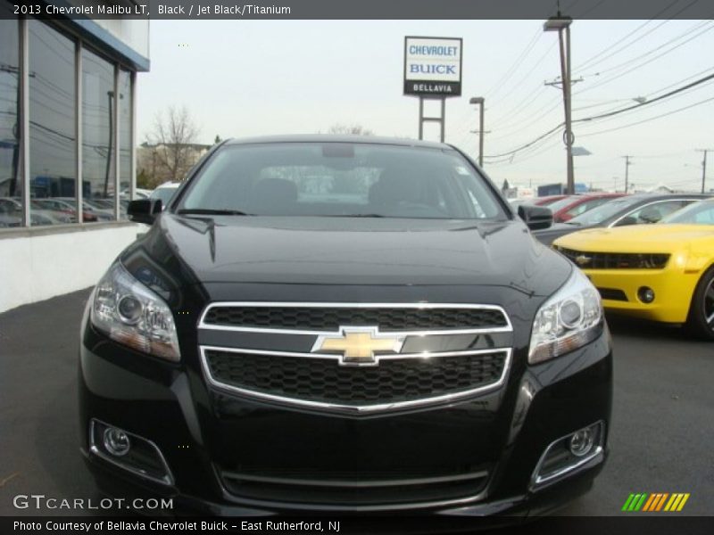 Black / Jet Black/Titanium 2013 Chevrolet Malibu LT