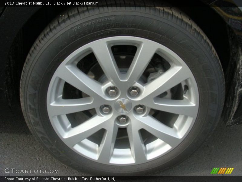 Black / Jet Black/Titanium 2013 Chevrolet Malibu LT