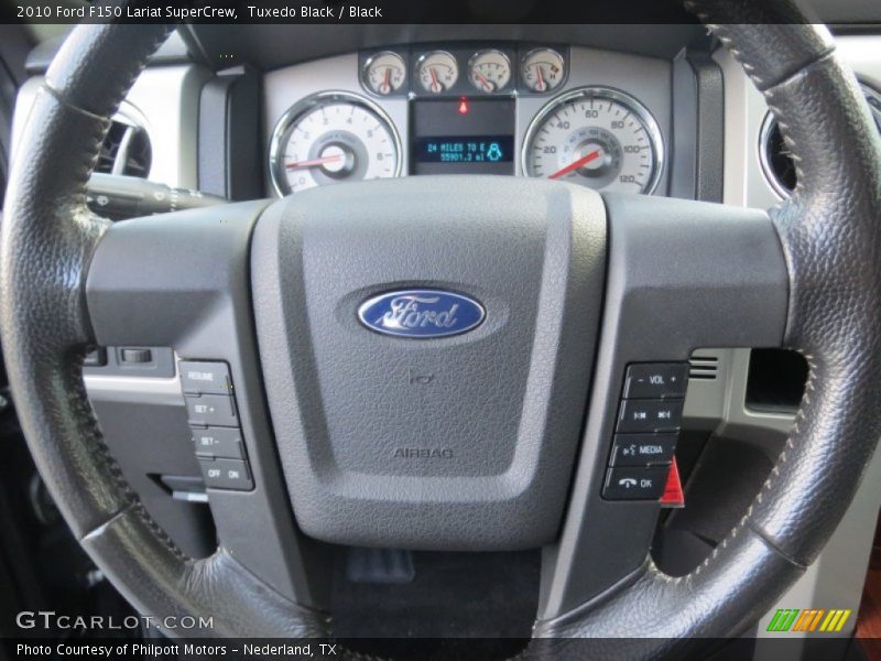 Tuxedo Black / Black 2010 Ford F150 Lariat SuperCrew