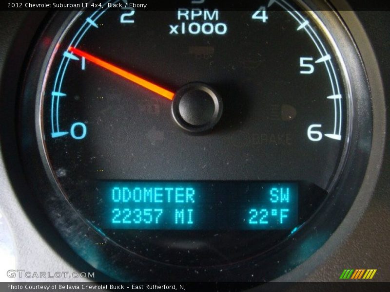 Black / Ebony 2012 Chevrolet Suburban LT 4x4