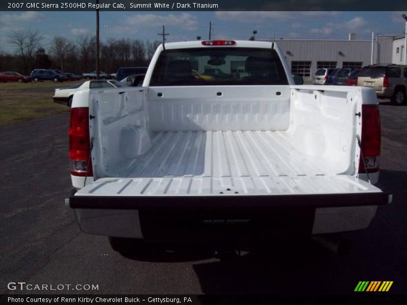 Summit White / Dark Titanium 2007 GMC Sierra 2500HD Regular Cab