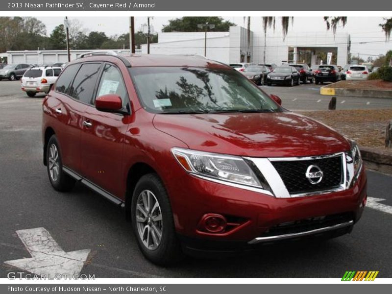 Cayenne Red / Almond 2013 Nissan Pathfinder SV