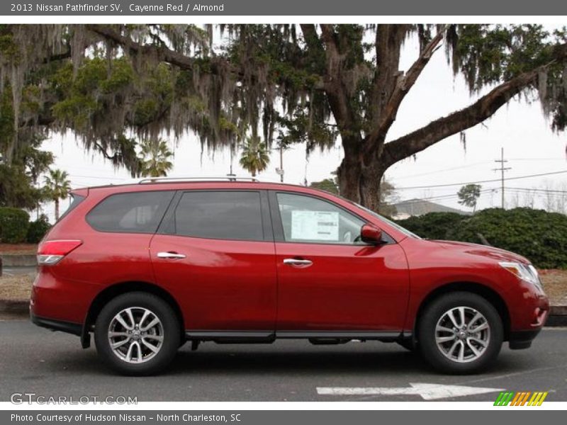 Cayenne Red / Almond 2013 Nissan Pathfinder SV