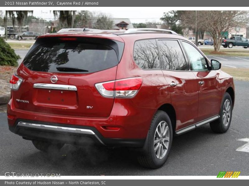 Cayenne Red / Almond 2013 Nissan Pathfinder SV
