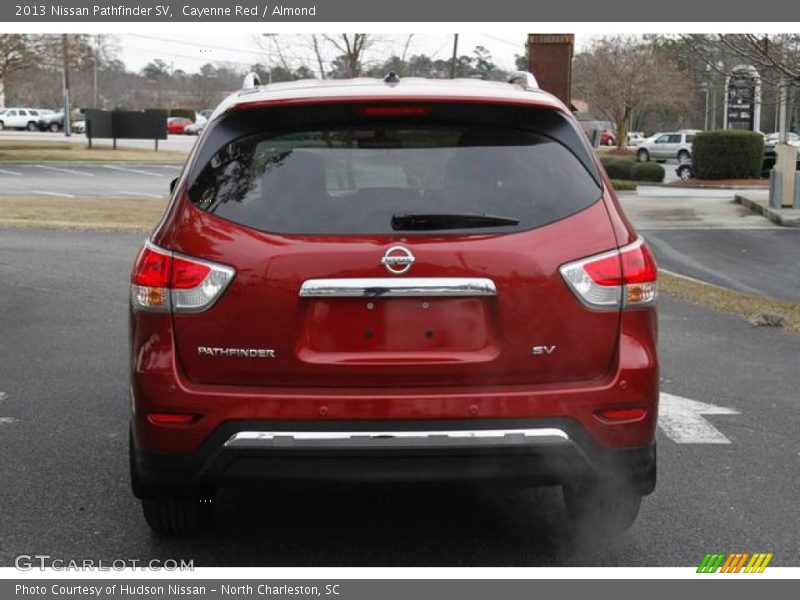 Cayenne Red / Almond 2013 Nissan Pathfinder SV