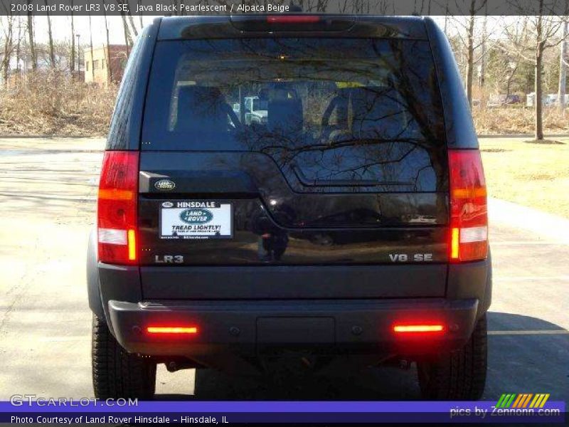 Java Black Pearlescent / Alpaca Beige 2008 Land Rover LR3 V8 SE