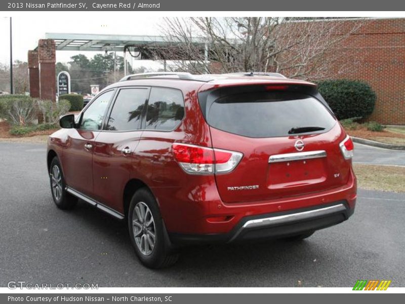 Cayenne Red / Almond 2013 Nissan Pathfinder SV