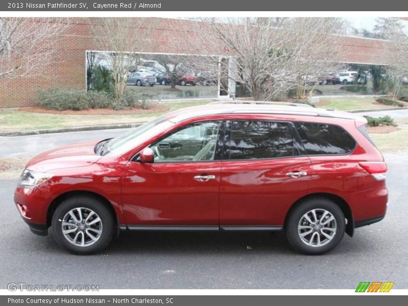 Cayenne Red / Almond 2013 Nissan Pathfinder SV
