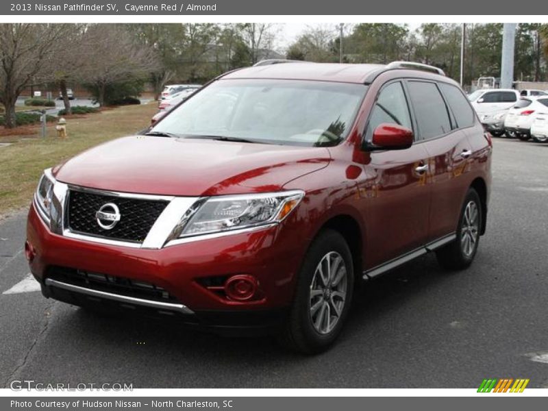 Cayenne Red / Almond 2013 Nissan Pathfinder SV