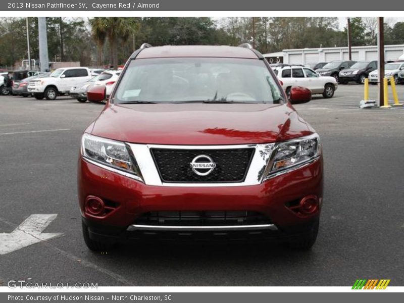 Cayenne Red / Almond 2013 Nissan Pathfinder SV
