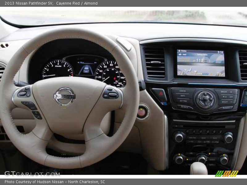 Cayenne Red / Almond 2013 Nissan Pathfinder SV